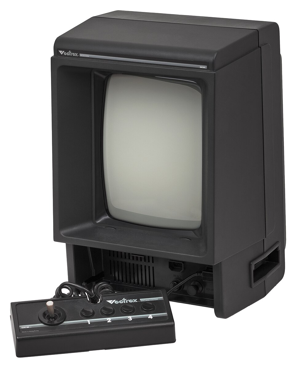 Vectrex con schermo integrato e controller